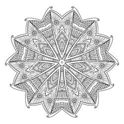 Desenho Mandalas Difíceis (Mandalas) #209920 para imprimir e colorir