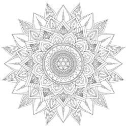 Desenho Mandalas Difíceis (Mandalas) #209929 para imprimir e colorir