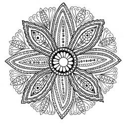 Desenho Mandalas Difíceis (Mandalas) #209937 para imprimir e colorir