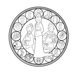 Página para colorir: Mandalas Disney (Mandalas) #175281 - Páginas para Colorir Imprimíveis Gratuitamente