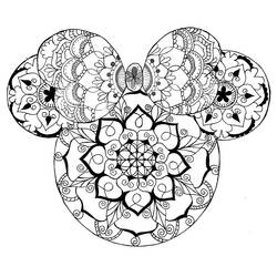 Página para colorir: Mandalas Disney (Mandalas) #175283 - Páginas para Colorir Imprimíveis Gratuitamente