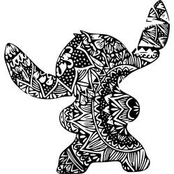 Desenho Mandalas do Stitch (Mandalas) #216361 para imprimir e colorir