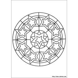 Página para colorir: mandalas estelares (mandalas) #117964 - Páginas para Colorir Imprimíveis Gratuitamente