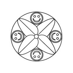 Desenho Mandalas Fáceis (Mandalas) #175442 para imprimir e colorir