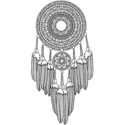 Página para colorir: Mandalas Filtro dos Sonhos (Mandalas) #190174 - Páginas para Colorir Imprimíveis Gratuitamente