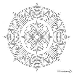 Página para colorir: mandalas para crianças (mandalas) #124109 - Páginas para Colorir Imprimíveis Gratuitamente