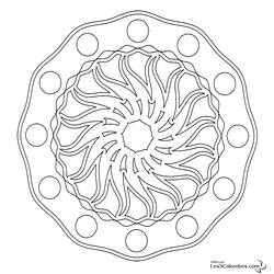 Página para colorir: mandalas para crianças (mandalas) #124114 - Páginas para Colorir Imprimíveis Gratuitamente