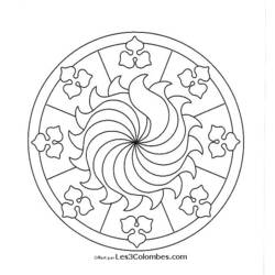 Página para colorir: mandalas para crianças (mandalas) #124142 - Páginas para Colorir Imprimíveis Gratuitamente