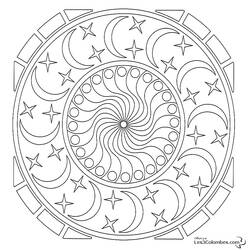 Página para colorir: mandalas para crianças (mandalas) #124153 - Páginas para Colorir Imprimíveis Gratuitamente