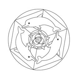 Página para colorir: mandalas para crianças (mandalas) #124250 - Páginas para Colorir Imprimíveis Gratuitamente