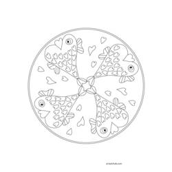 Página para colorir: mandalas para crianças (mandalas) #124347 - Páginas para Colorir Imprimíveis Gratuitamente