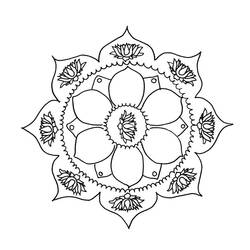 Página para colorir: mandalas para crianças (mandalas) #124402 - Páginas para Colorir Imprimíveis Gratuitamente