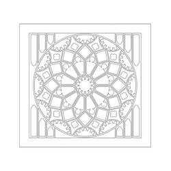 Desenho Rosácea (Mandalas) #193002 para imprimir e colorir