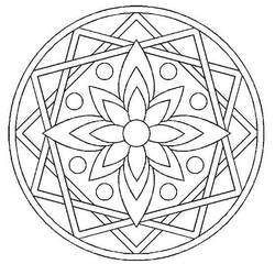 Desenho Rosácea (Mandalas) #193019 para imprimir e colorir