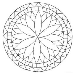 Desenho Rosácea (Mandalas) #193025 para imprimir e colorir