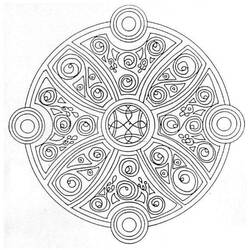 Desenho Rosácea (Mandalas) #193027 para imprimir e colorir