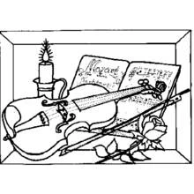 Desenho Instrumentos musicais (Música) #167207 para imprimir e colorir