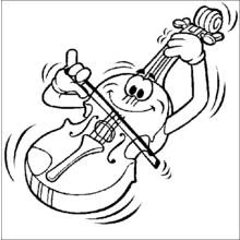 Desenho Instrumentos musicais (Música) #167338 para imprimir e colorir