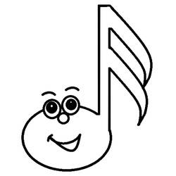 Página para colorir: Notas Musicais (Música) #218764 - Páginas para Colorir Imprimíveis Gratuitamente