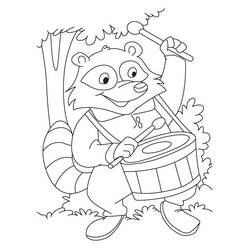 Desenhos para colorir: Tambor - Páginas para Colorir Imprimíveis Gratuitamente