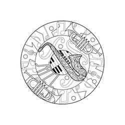 Desenhos para colorir: Trompete - Páginas para Colorir Imprimíveis Gratuitamente