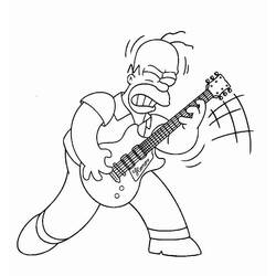 Desenho Violão (Música) #173141 para imprimir e colorir