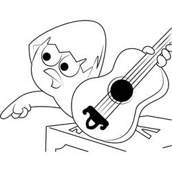 Desenho Violão (Música) #173150 para imprimir e colorir