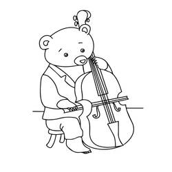 Desenhos para colorir: Violino - Páginas para Colorir Imprimíveis Gratuitamente