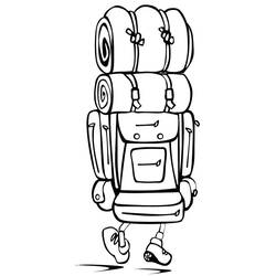 Desenhos para colorir: Acampamento - Páginas para Colorir Imprimíveis Gratuitamente