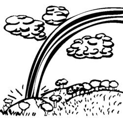 Desenho Arco-íris (Natureza e Estações) #155320 para imprimir e colorir