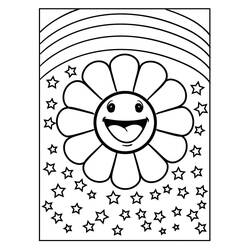 Desenho Arco-íris (Natureza e Estações) #172394 para imprimir e colorir