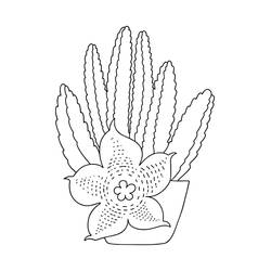 Desenhos para colorir: Cacto - Páginas para Colorir Imprimíveis Gratuitamente