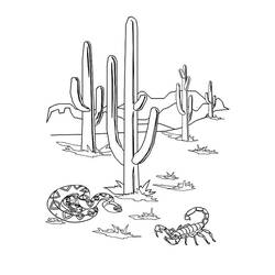 Desenho Cacto (Natureza e Estações) #170856 para imprimir e colorir