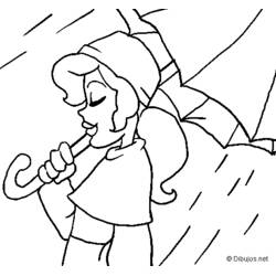 Página para colorir: Chuva (Natureza e Estações) #158234 - Páginas para Colorir Imprimíveis Gratuitamente