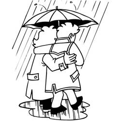 Página para colorir: Chuva (Natureza e Estações) #158367 - Páginas para Colorir Imprimíveis Gratuitamente