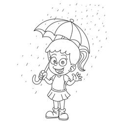 Desenho Chuva (Natureza e Estações) #193776 para imprimir e colorir