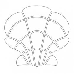 Página para colorir: Concha (Natureza e Estações) #163218 - Páginas para Colorir Imprimíveis Gratuitamente