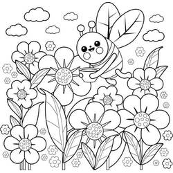 Desenho Estação da Primavera (Natureza e Estações) #173205 para imprimir e colorir
