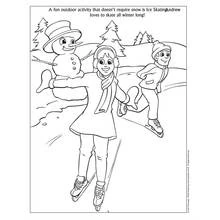 Desenho Estação do Inverno (Natureza e Estações) #164517 para imprimir e colorir