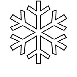 Página para colorir: Floco de Neve (Natureza e Estações) #160452 - Páginas para Colorir Imprimíveis Gratuitamente