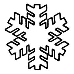 Página para colorir: Floco de Neve (Natureza e Estações) #160469 - Páginas para Colorir Imprimíveis Gratuitamente