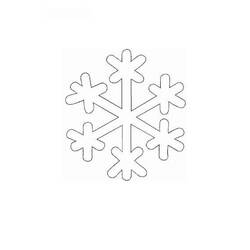 Página para colorir: Floco de Neve (Natureza e Estações) #160471 - Páginas para Colorir Imprimíveis Gratuitamente