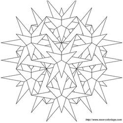 Página para colorir: Floco de Neve (Natureza e Estações) #160472 - Páginas para Colorir Imprimíveis Gratuitamente