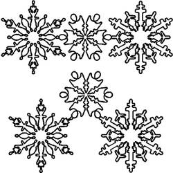Página para colorir: Floco de Neve (Natureza e Estações) #160475 - Páginas para Colorir Imprimíveis Gratuitamente