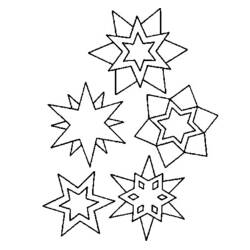 Página para colorir: Floco de Neve (Natureza e Estações) #160492 - Páginas para Colorir Imprimíveis Gratuitamente
