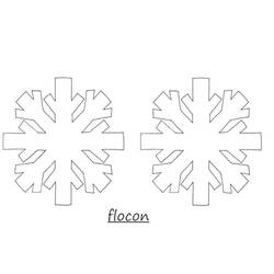 Página para colorir: Floco de Neve (Natureza e Estações) #160500 - Páginas para Colorir Imprimíveis Gratuitamente