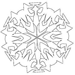 Página para colorir: Floco de Neve (Natureza e Estações) #160510 - Páginas para Colorir Imprimíveis Gratuitamente