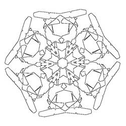 Página para colorir: Floco de Neve (Natureza e Estações) #160521 - Páginas para Colorir Imprimíveis Gratuitamente