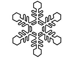 Página para colorir: Floco de Neve (Natureza e Estações) #160526 - Páginas para Colorir Imprimíveis Gratuitamente