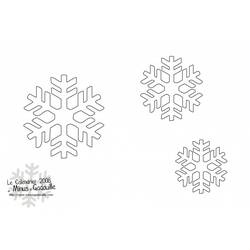 Página para colorir: Floco de Neve (Natureza e Estações) #160534 - Páginas para Colorir Imprimíveis Gratuitamente